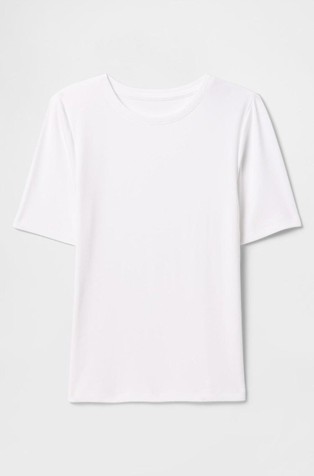 GAP Modern Crewneck T-Shirt Fresh White 4