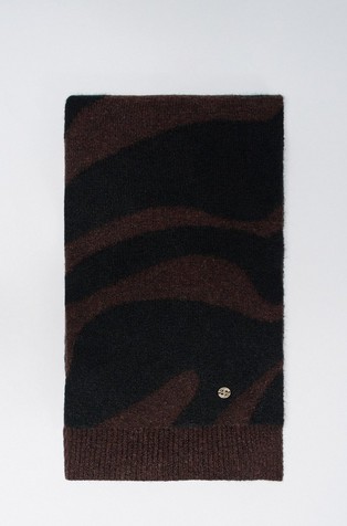 Animal print scarf