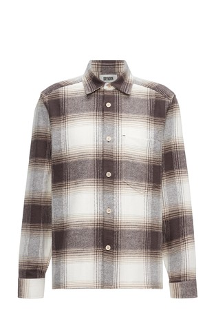 Relaxed fit karirasta srajca