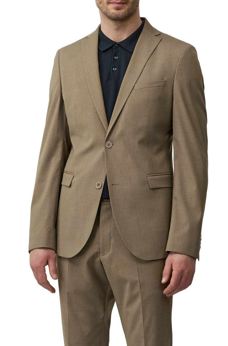 S.OLIVER Slim fit eleganten suknjič Rjava - Brown 