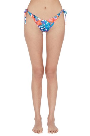 Printed bikini bottom