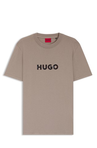 Bombažna majica s kratkimi rokavi in logotipom