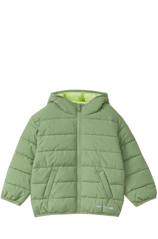 Oversized unisex prehodna bunda s kapuco