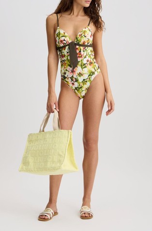 LIU JO One-piece swimsuit with print Floral 4