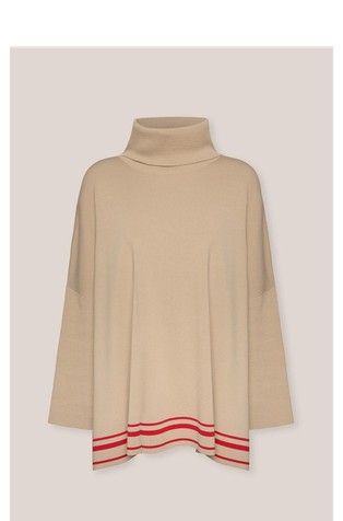 Oversized fit pleten pulover s puli ovratnikom in kimono rokavi