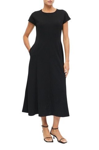 Midi dress with side pockets