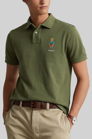 POLO RALPH LAUREN Custom Slim Fit Polo Bear Polo Shirt | Emporium
