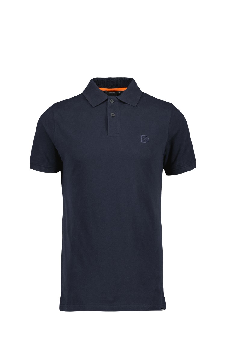 DIDRIKSONS Ville cotton piké polo Dark Night Blue 