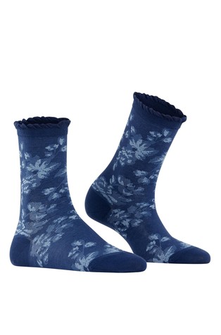 FALKE Gentle Woman nogavice Modra - Blue 3