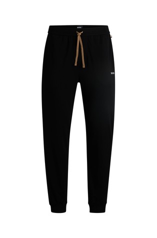 Logo-embroidered tracksuit bottoms in stretch-cotton jersey