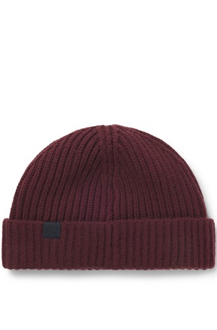 Beckham x Boss pletena kapa iz volne in kašmirja