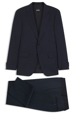 Slim fit obleka iz deviške volne