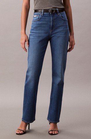 High Rise Straight Jeans