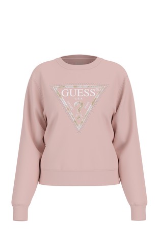 Printed triangle logo sweater