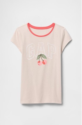 Gap logo majica s kratkimi rokavi za deklice