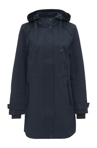 S.OLIVER Long softshell jacket with hood Dark Blue 4