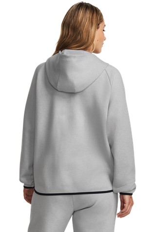 UNDER ARMOUR Unstoppable Fleece Full-Zip Hoody Mod Gray / Black 2