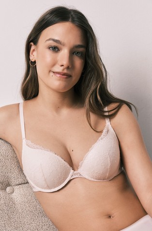Lace push-up bra