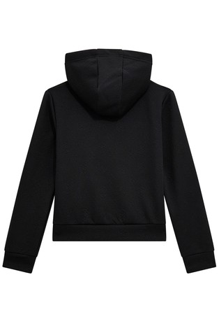 GUESS 4G peony logo jacquard hoodie Black 2