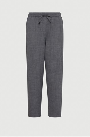 Relaxed fit hlače iz volnene mešanice