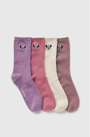 GapKids | Disney Minnie Mouse Crew Socks (4-Pack)