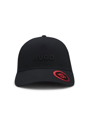 Cotton-twill cap with stacked logo