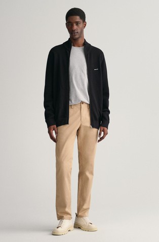 Slim fit bombažne chino hlače