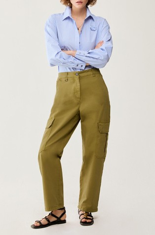 Cotton cargo trousers