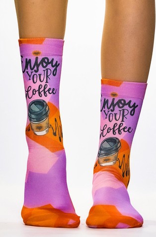 Enjoy Your Coffee ženske nogavice