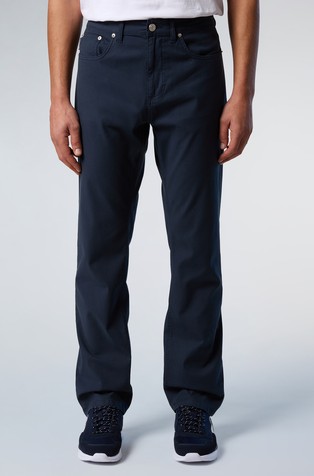 Regular fit five pocket trousers