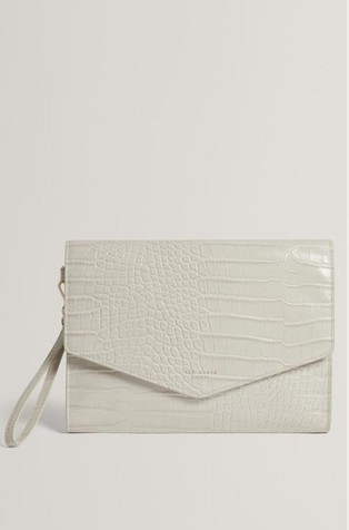 Croc Effect Icon Envelope Pouch