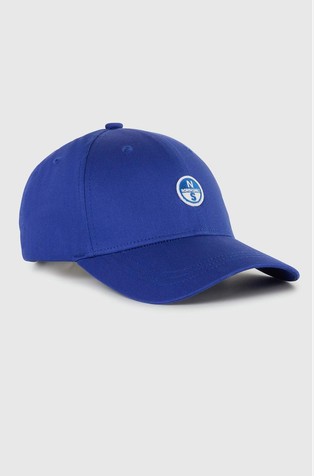 Baseball cap with logo patch