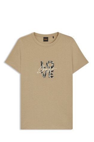 Slim-fit T-shirt in cotton jersey