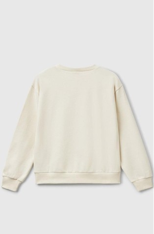 BENETTON Lilo &amp; Stitch ©Disney bombažen pulover Bež - Beige 2
