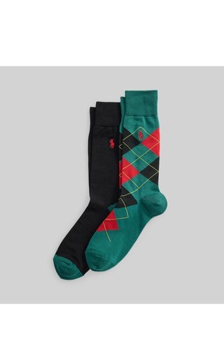 Argyle paket 2 parov nogavic