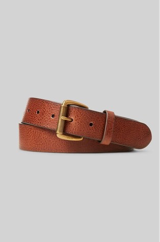 Tumbled Leather Belt
