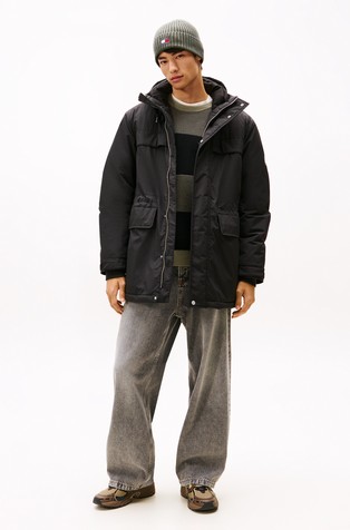 Water Repellent Relaxed Padded Parka Coat
