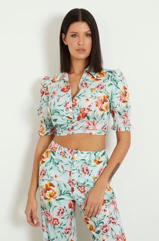 Adele floral print shirt