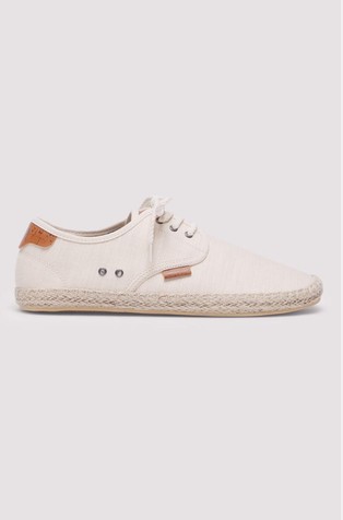 Rustic espadrille cotton sneakers