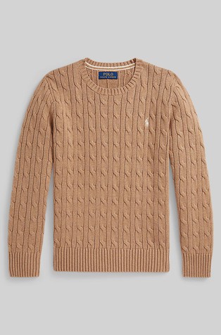 Strukturirano pleten bombažen pulover