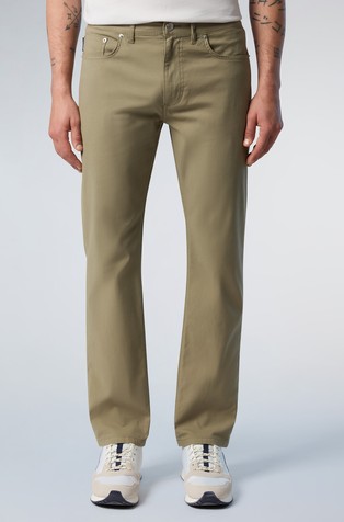 Regular fit five pocket trousers