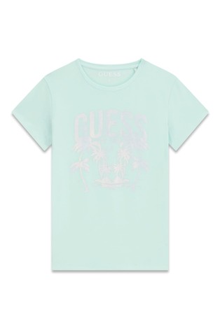 Majica z logotipom in potiskom palm