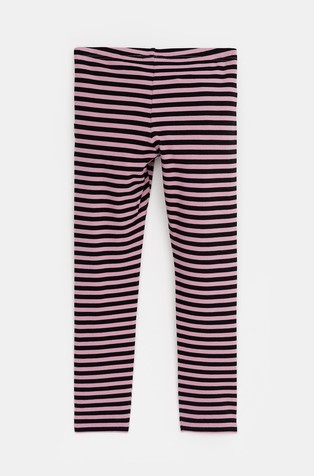 SISLEY Patterned cotton leggings Black/Pink 2