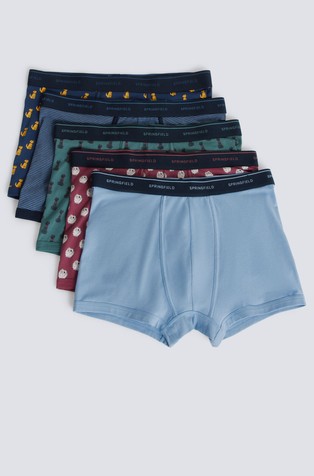 Pack of 5 stretch cotton boxers
