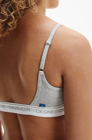 CALVIN KLEIN String Bralette - Ck One Grey 3
