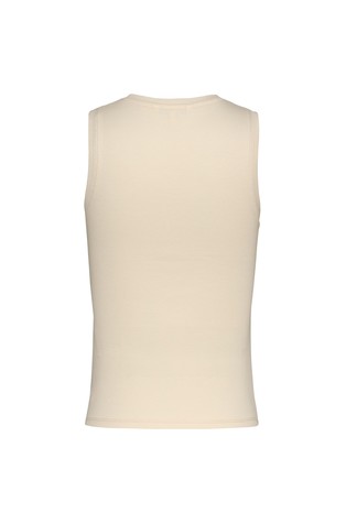 TOMMY HILFIGER Slim fit rebrasta majica brez rokavov Bež - Beige 7