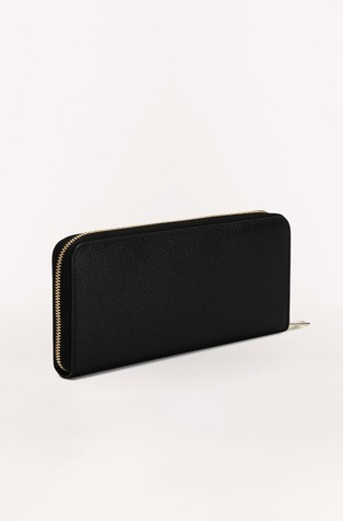 FURLA Večja denarnica z zadrgo Črna - Black 2