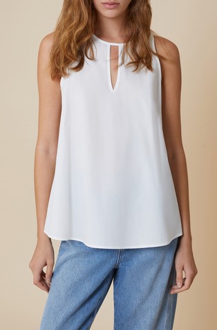 Relaxed fit bombažna bluza