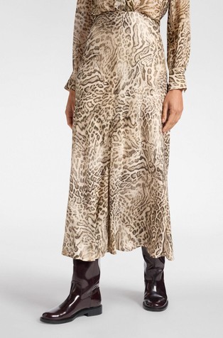 Always Myself viskozno krilo z leopardjim vzorcem