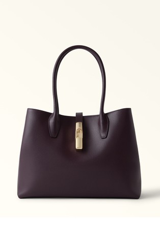 Medium leather tote
